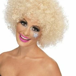 Smiffys Mens Afro Funky, Blonde