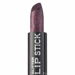 Star Gazer Glitter Lipstick, Fuschia Lips & Nails