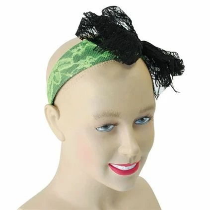 Bristol 1980's & 90's 80's Neon Headband, Green 1 Bristol 1980's & 90's 80's Neon Headband, Green