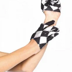 Leg Avenue Harlequin Mini Cropped Gloves