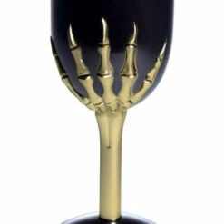 Smiffys Gothic Wine Glass, Black