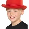 Smiffys Top Hat Kids, Red Clown & Circus