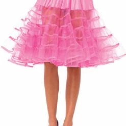 Leg Avenue Petticoats & TuTu's Knee Length Petticoat, Hot Pink