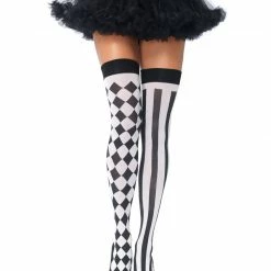 Leg Avenue Harlequin Thigh Highs