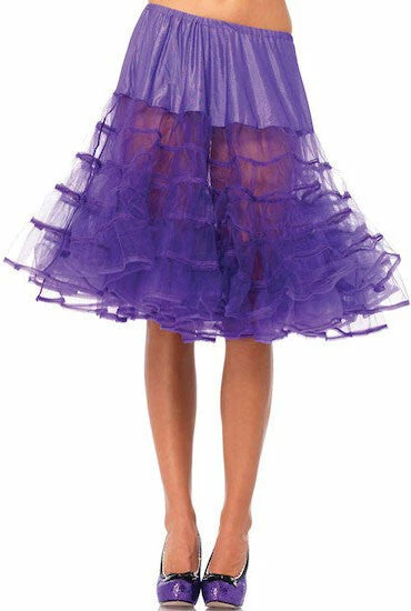 Leg Avenue Knee Length Petticoat, Purple Tu Tu's 1 Leg Avenue Knee Length Petticoat, Purple Tu Tu's