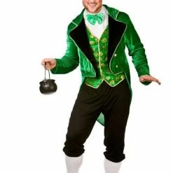 Wicked Male Costumes Leprechaun, Deluxe