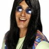 Smiffys Mens Hippy Wig, Neil, Black