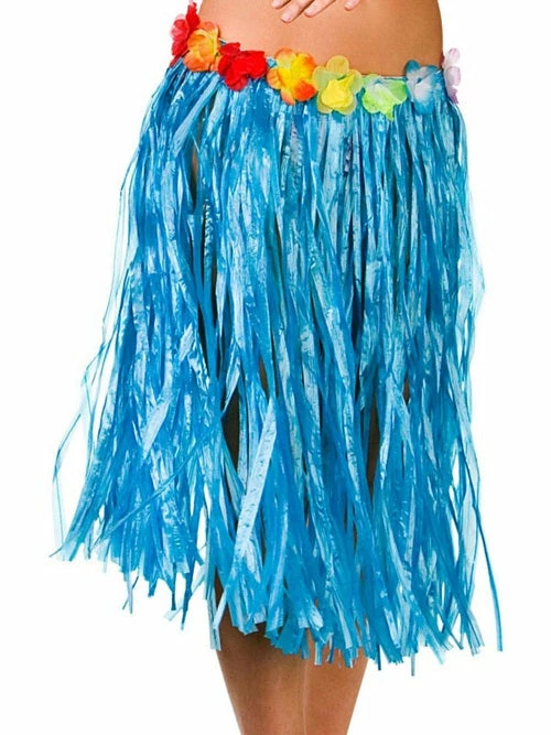 Wicked Hula Skirt, Blue Hawaiian 1 Wicked Hula Skirt, Blue Hawaiian
