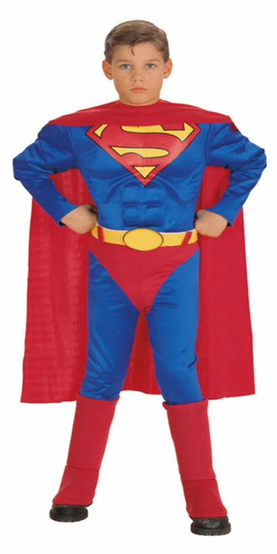 Rubies Superman, Muscle Chest Kids Costumes All 1 Rubies Superman, Muscle Chest Kids Costumes All