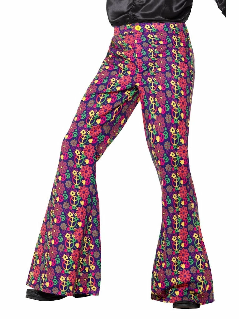 Smiffys 60's Flares, Psychedelic 1 Smiffys 60's Flares, Psychedelic