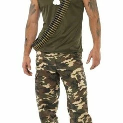 Smiffys Khaki Camo Costume Male Costumes