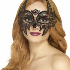 Smiffys Filigree, Metal Devil Mask Masquerade