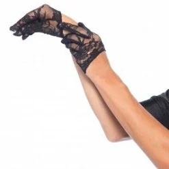 Leg Avenue Mini Cropped Lace Gloves