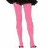 Nylon Tights, Leg Avenue, Neon Pink Halloween Hosiery