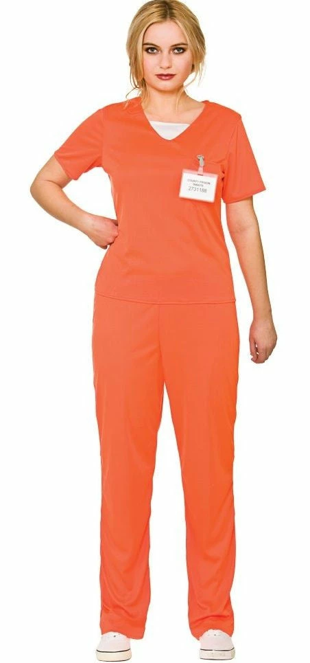 Wicked Orange Convict Female Costumes 1 Wicked Orange Convict Female Costumes