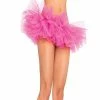 Leg Avenue Petticoats & TuTu's Organza Deluxe Tutu, Neon Pink