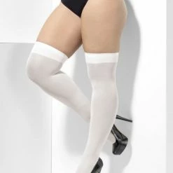Smiffys Opaque Hold-Ups, Plus Size