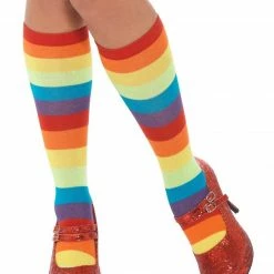 Smiffys Clown Socks, Rainbow