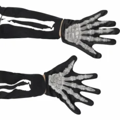 Smiffys Skeleton Gloves, Child