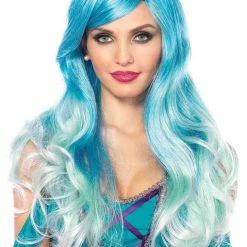 Leg Avenue Leg Ave, Mermaid Ombre Wig, Blue Womens