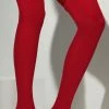 Smiffys Hold Up's, Sheer Red Hoisery