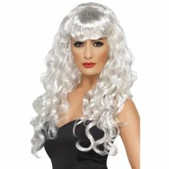 Smiffys Siren Wig, White