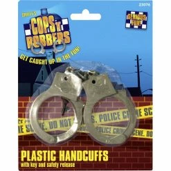 Smiffys Uniform Plastic Handcuffs