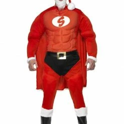 Smiffys Santa, Super Fit Male Costumes