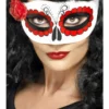 Smiffys Halloween Masks Day-Dead, Mexican Mask