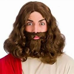 Wicked Mens Jesus Wig & Beard