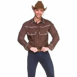 Wicked Male Costumes Cowboy Shirt