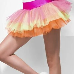 Smiffys Petticoats & TuTu's Tutu Underskirt, Neon Multi