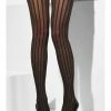 Smiffys Black Striped Tights