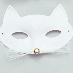 Bristol Animal Masks Eye Masks Cat Mask, White
