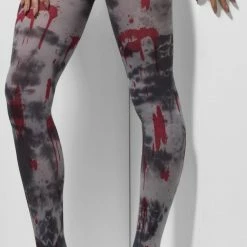 Smiffys Halloween Hosiery Tights, Zombie